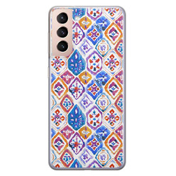 Leuke Telefoonhoesjes Samsung Galaxy S21 siliconen hoesje - Boho vibe