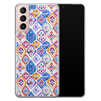 Leuke Telefoonhoesjes Samsung Galaxy S21 siliconen hoesje - Boho vibe