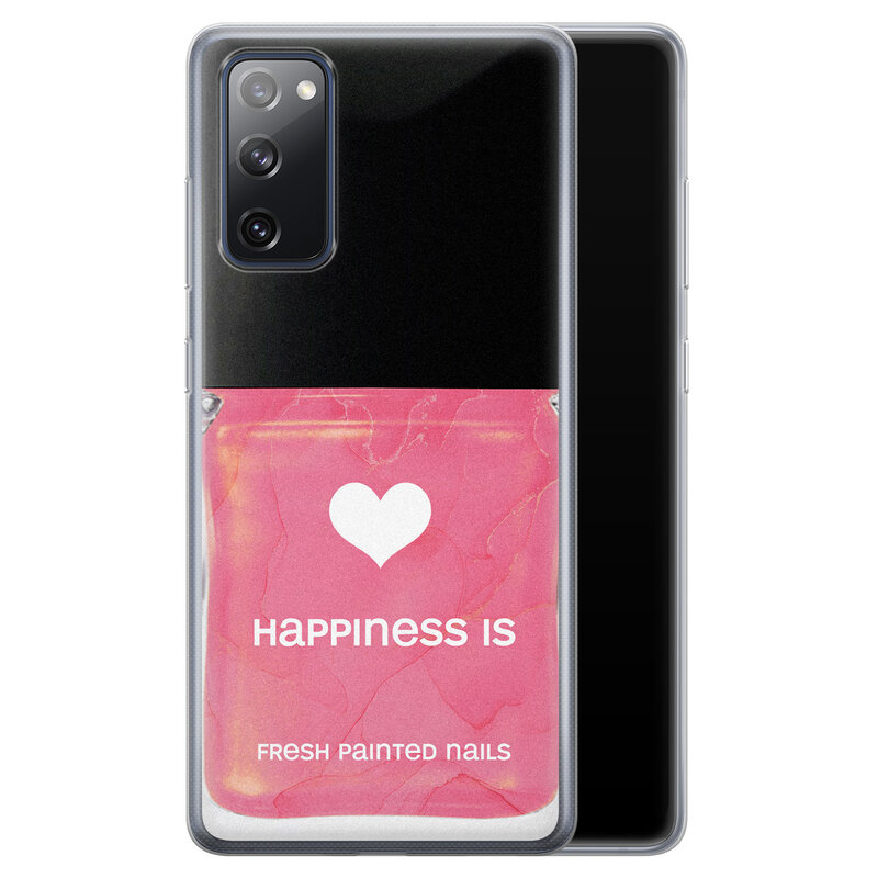 Leuke Telefoonhoesjes Samsung Galaxy S20 FE siliconen hoesje - Nagellak
