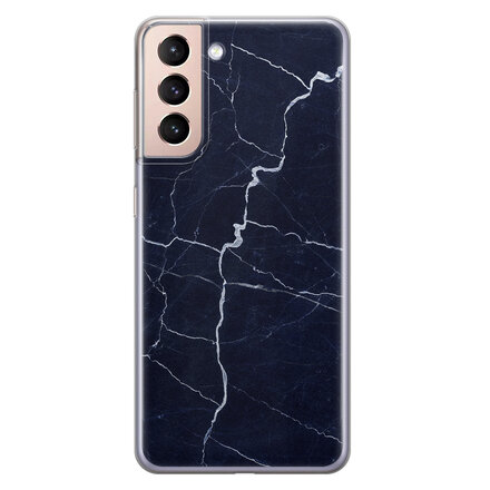 Marmer navy blauw