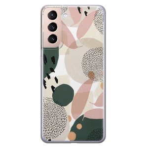 Leuke Telefoonhoesjes Samsung Galaxy S21 Plus siliconen hoesje - Abstract print