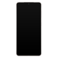 Leuke Telefoonhoesjes Samsung Galaxy S21 Plus siliconen hoesje - Marmer zwart bruin