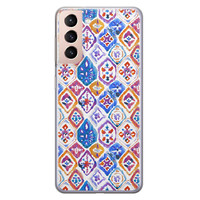 Leuke Telefoonhoesjes Samsung Galaxy S21 Plus siliconen hoesje - Boho vibe