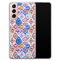 Leuke Telefoonhoesjes Samsung Galaxy S21 Plus siliconen hoesje - Boho vibe