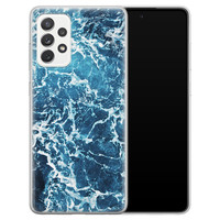 Leuke Telefoonhoesjes Samsung Galaxy A52 siliconen hoesje - Ocean blue