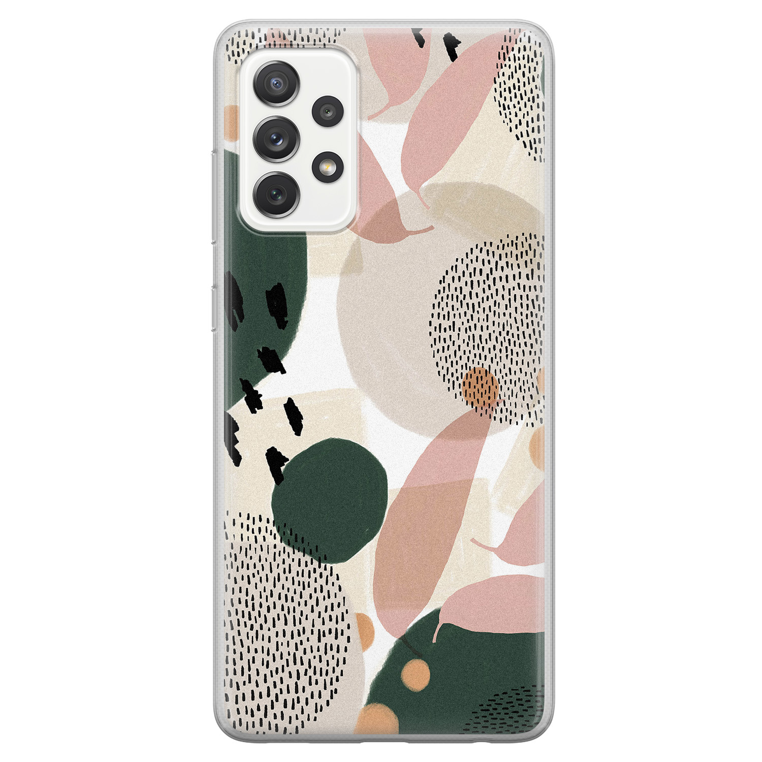 Leuke Telefoonhoesjes Samsung Galaxy A52 siliconen hoesje - Abstract print