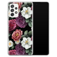 Leuke Telefoonhoesjes Samsung Galaxy A52 siliconen hoesje - Bloemenliefde