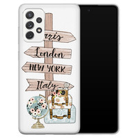 Leuke Telefoonhoesjes Samsung Galaxy A52 siliconen hoesje - Where to go next