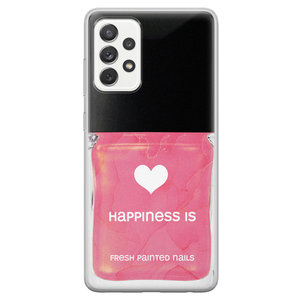 Leuke Telefoonhoesjes Samsung Galaxy A52 siliconen hoesje - Nagellak