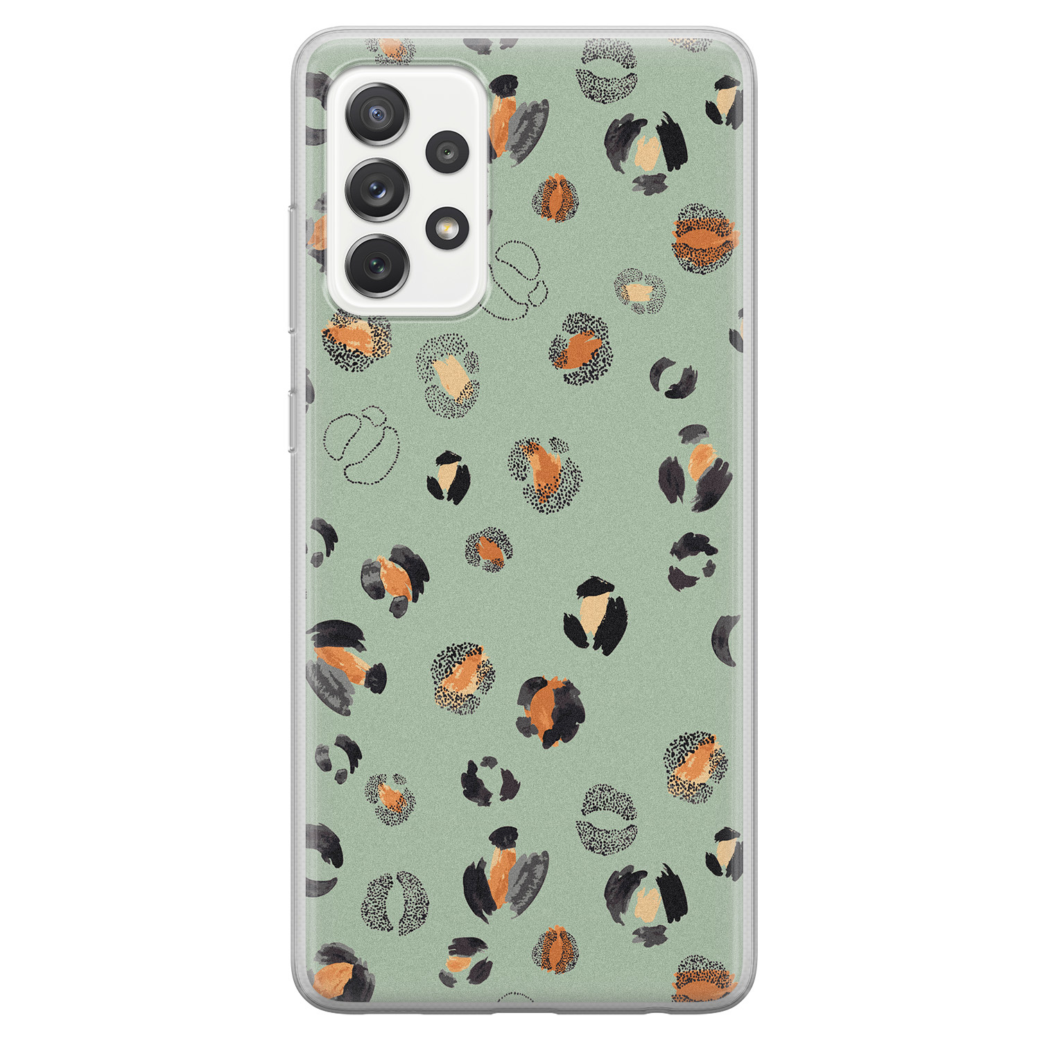 Leuke Telefoonhoesjes Samsung Galaxy A52 siliconen hoesje - Baby leo