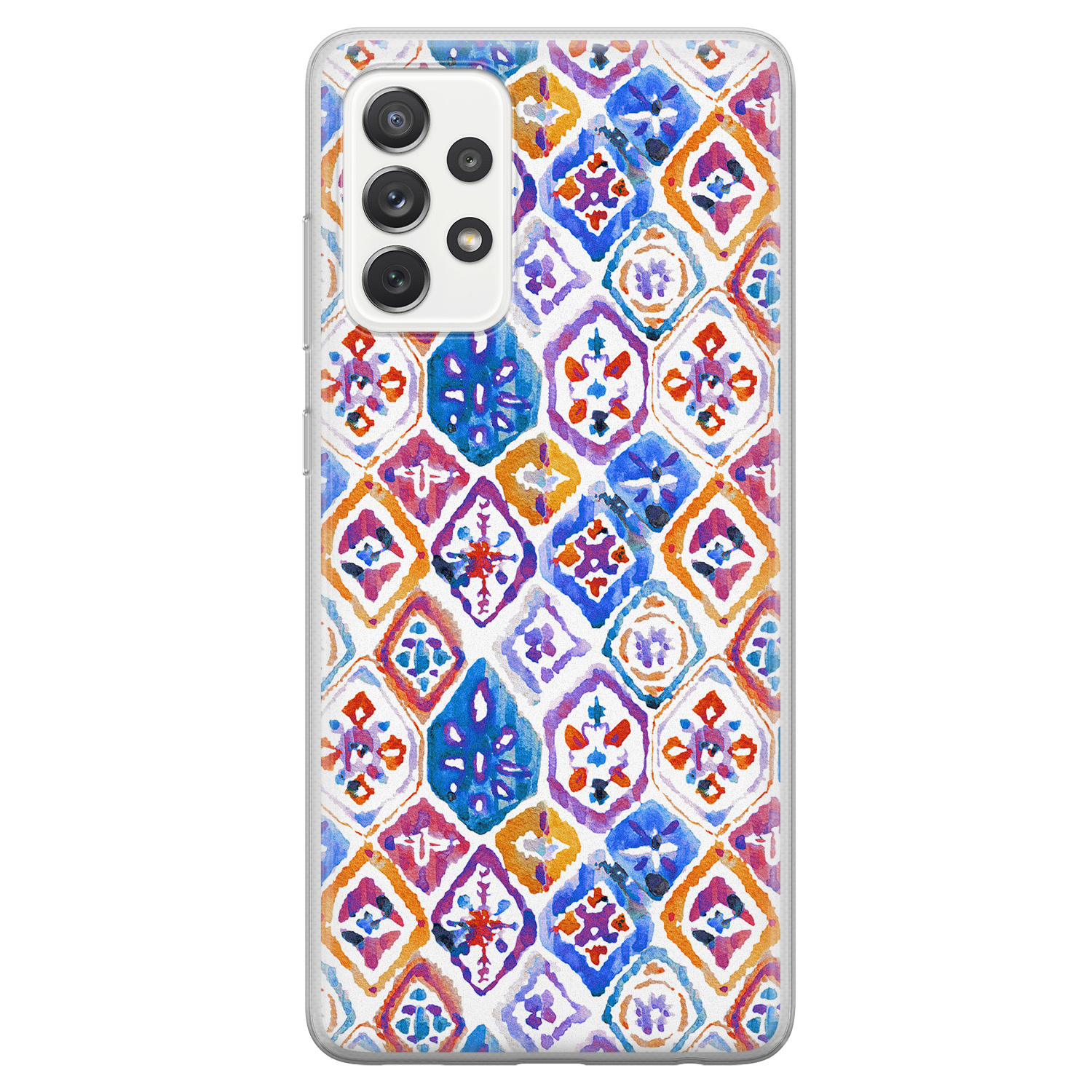 Leuke Telefoonhoesjes Samsung Galaxy A52 siliconen hoesje - Boho vibe