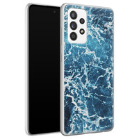 Leuke Telefoonhoesjes Samsung Galaxy A52 siliconen hoesje - Ocean blue