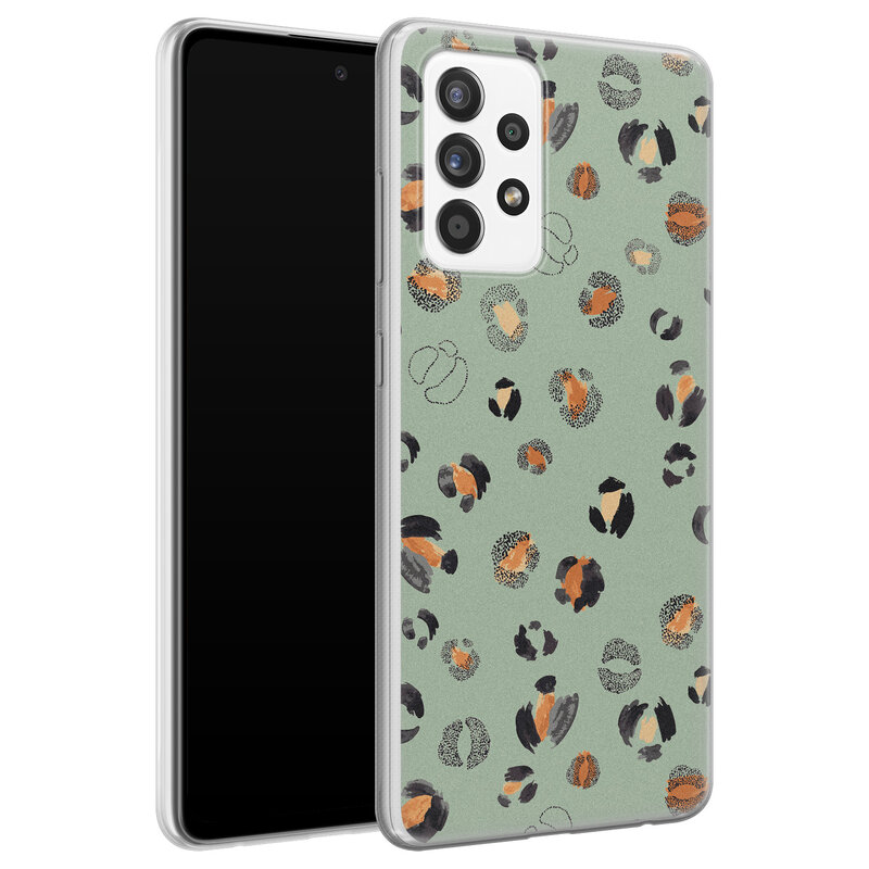 Leuke Telefoonhoesjes Samsung Galaxy A52 siliconen hoesje - Baby leo