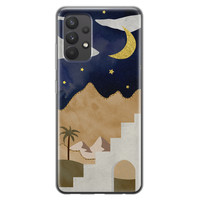 Leuke Telefoonhoesjes Samsung Galaxy A32 4G siliconen hoesje - Desert night