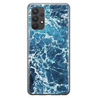 Leuke Telefoonhoesjes Samsung Galaxy A32 4G siliconen hoesje - Ocean blue