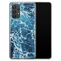 Leuke Telefoonhoesjes Samsung Galaxy A32 4G siliconen hoesje - Ocean blue