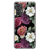 Leuke Telefoonhoesjes Samsung Galaxy A32 4G siliconen hoesje - Bloemenliefde