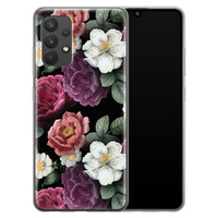 Leuke Telefoonhoesjes Samsung Galaxy A32 4G siliconen hoesje - Bloemenliefde