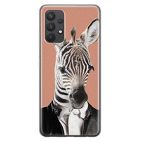 Leuke Telefoonhoesjes Samsung Galaxy A32 4G siliconen hoesje - Baby zebra