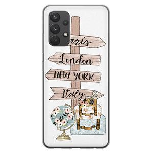 Leuke Telefoonhoesjes Samsung Galaxy A32 4G siliconen hoesje - Where to go next