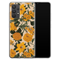 Leuke Telefoonhoesjes Samsung Galaxy A32 4G siliconen hoesje - Retro flowers