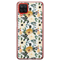 Leuke Telefoonhoesjes Samsung Galaxy A12 siliconen hoesje - Lovely flower