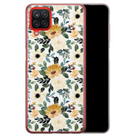 Leuke Telefoonhoesjes Samsung Galaxy A12 siliconen hoesje - Lovely flower