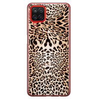 Leuke Telefoonhoesjes Samsung Galaxy A12 siliconen hoesje - Wild animal