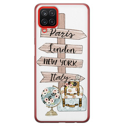 Leuke Telefoonhoesjes Samsung Galaxy A12 siliconen hoesje - Where to go next