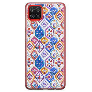 Leuke Telefoonhoesjes Samsung Galaxy A12 siliconen hoesje - Boho vibe