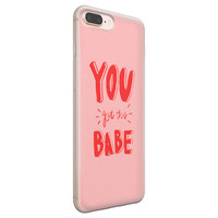 Leuke Telefoonhoesjes iPhone 8 Plus/7 Plus siliconen hoesje - Where to go next