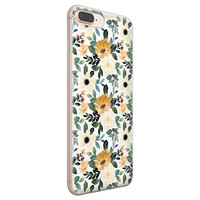 Leuke Telefoonhoesjes iPhone 8 Plus/7 Plus siliconen hoesje - Lovely flower