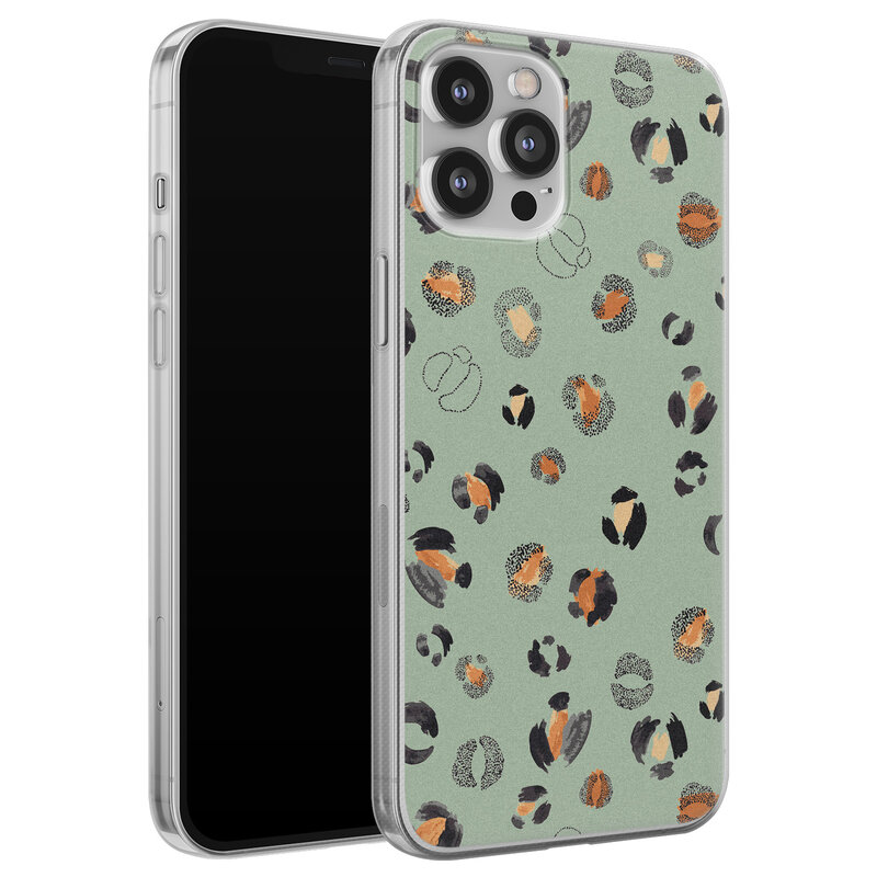 Leuke Telefoonhoesjes iPhone 12 Pro Max siliconen hoesje - Baby leo