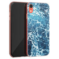 Leuke Telefoonhoesjes iPhone XR siliconen hoesje - Ocean blue