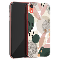 Leuke Telefoonhoesjes iPhone XR siliconen hoesje - Abstract print