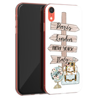 Leuke Telefoonhoesjes iPhone XR siliconen hoesje - Where to go next