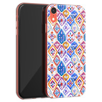 Leuke Telefoonhoesjes iPhone XR siliconen hoesje - Boho vibe