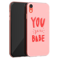 Leuke Telefoonhoesjes iPhone XR siliconen hoesje - Where to go next