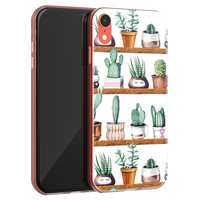 Leuke Telefoonhoesjes iPhone XR siliconen hoesje - Cactus