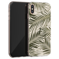 Leuke Telefoonhoesjes iPhone X/XS siliconen hoesje - Leave me alone