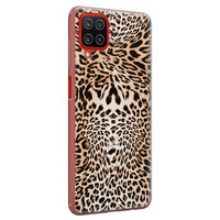 Leuke Telefoonhoesjes Samsung Galaxy A12 siliconen hoesje - Wild animal