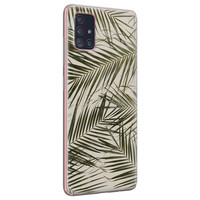 Leuke Telefoonhoesjes Samsung Galaxy A51 siliconen hoesje - Leave me alone