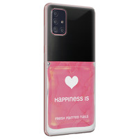 Leuke Telefoonhoesjes Samsung Galaxy A51 siliconen hoesje - Nagellak