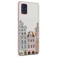 Leuke Telefoonhoesjes Samsung Galaxy A71 siliconen hoesje - Grachtenpandjes