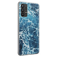 Leuke Telefoonhoesjes Samsung Galaxy A32 4G siliconen hoesje - Ocean blue