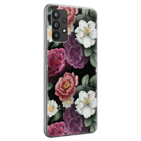 Leuke Telefoonhoesjes Samsung Galaxy A32 4G siliconen hoesje - Bloemenliefde