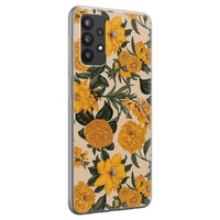 Leuke Telefoonhoesjes Samsung Galaxy A32 4G siliconen hoesje - Retro flowers