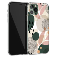 Leuke Telefoonhoesjes iPhone 11 Pro siliconen hoesje - Abstract print