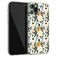 Leuke Telefoonhoesjes iPhone 11 Pro siliconen hoesje - Lovely flower