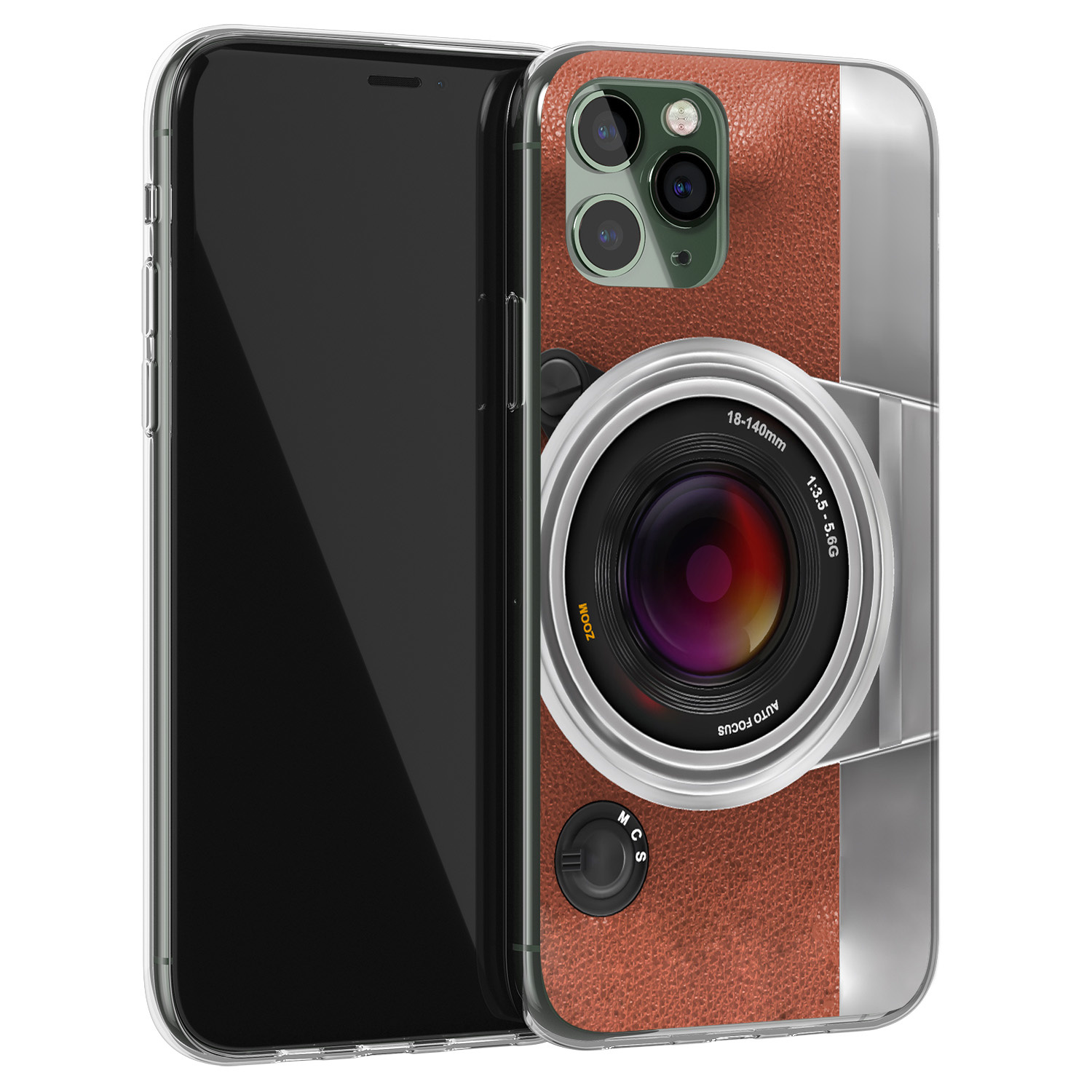 Leuke Telefoonhoesjes iPhone 11 Pro siliconen hoesje - Vintage camera